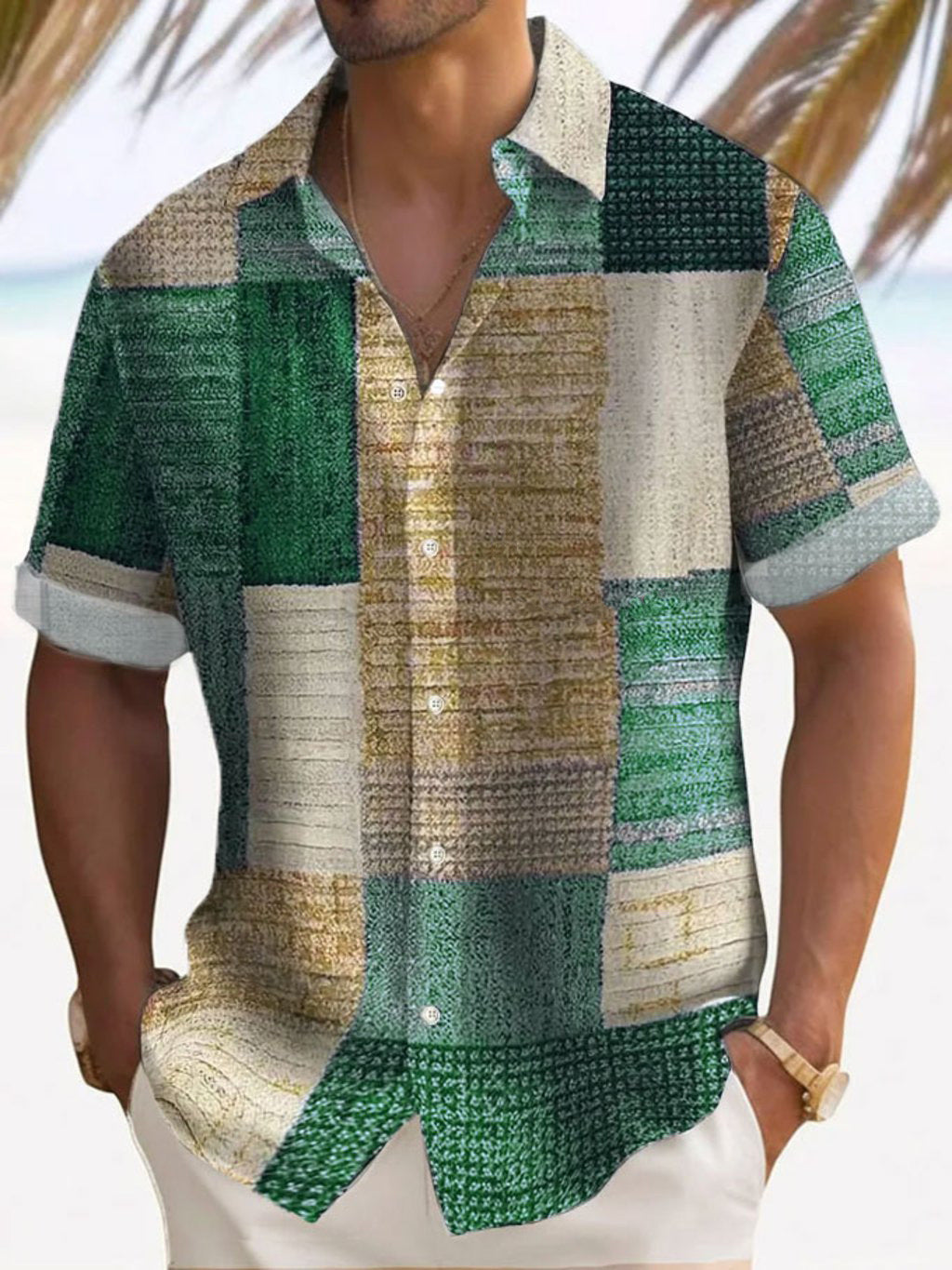 B&B - Chemise élégante à manches courtes