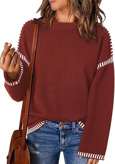 B&B - Pull-over uni à col rond