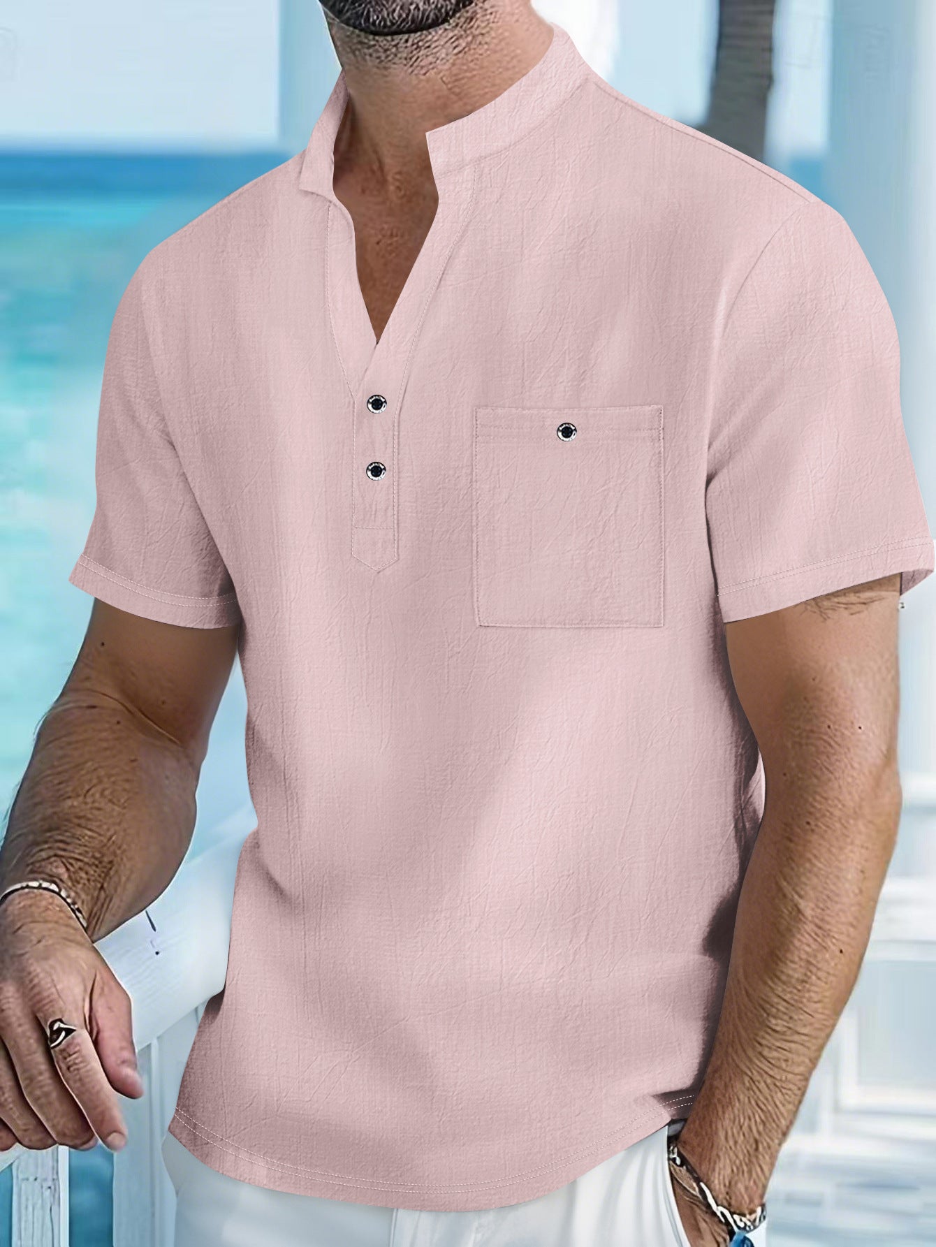 B&B - Chemise élégante à manches courtes