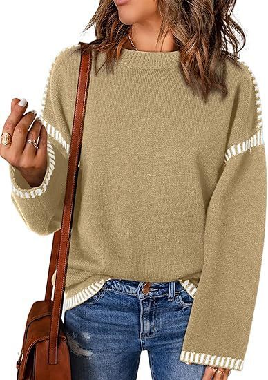 B&B - Pull-over uni à col rond