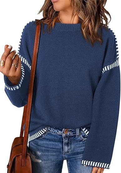 B&B - Pull-over uni à col rond