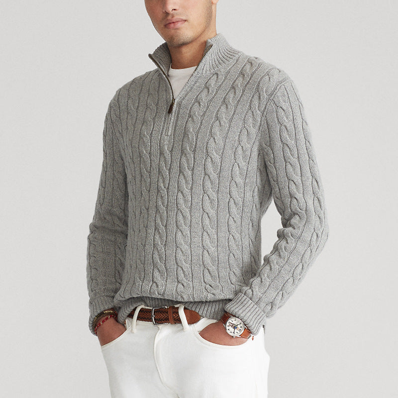 B&B - Pull demi-zippé