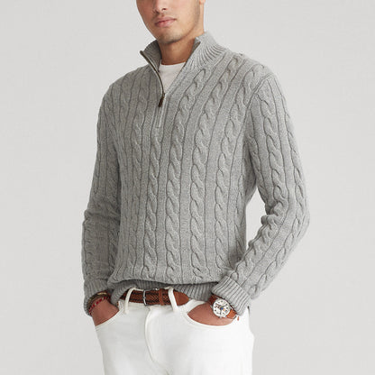 B&B - Pull demi-zippé