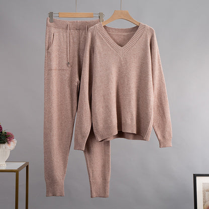 B&B - Luxe V-Neck Two Piece Set