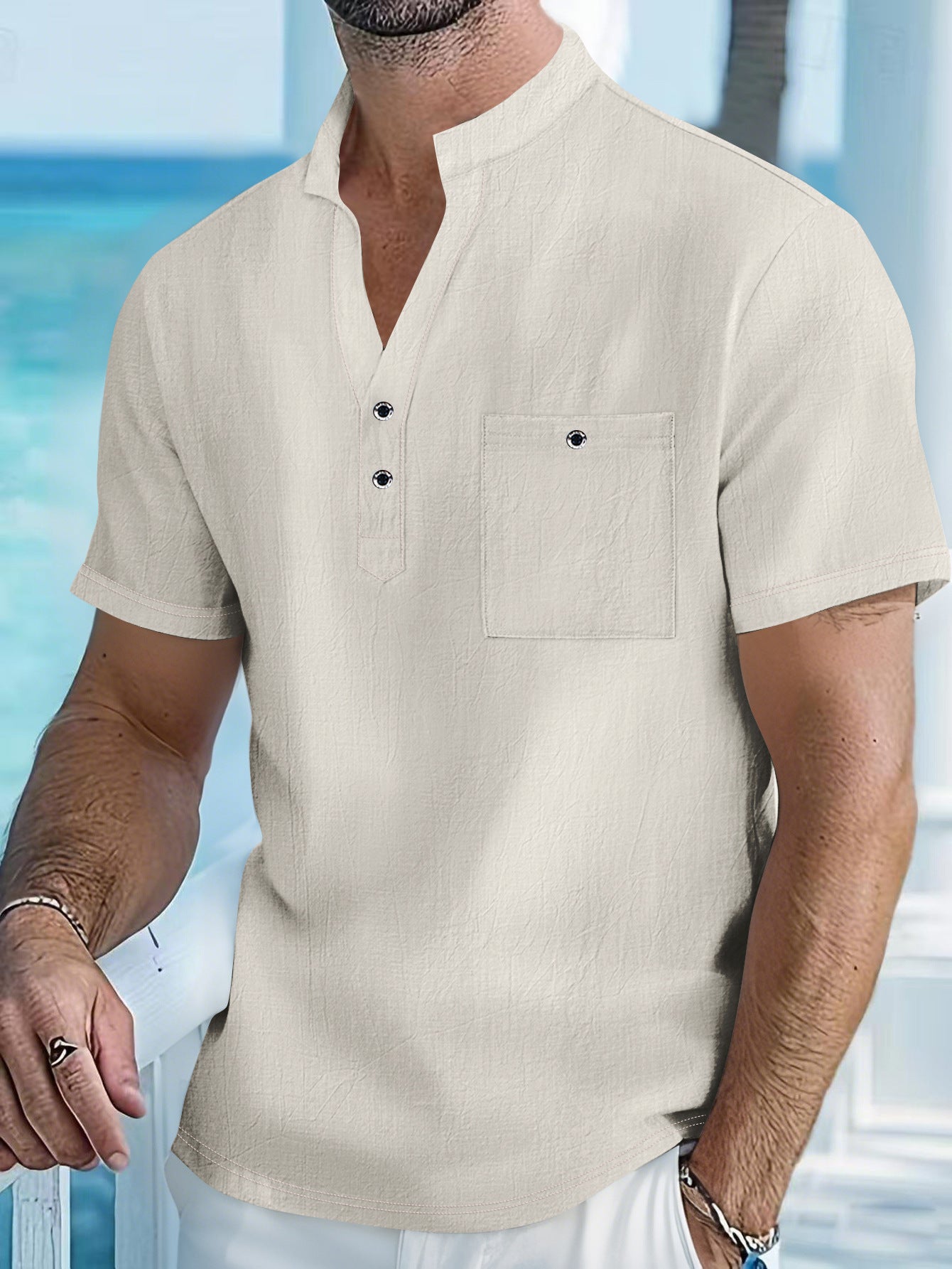 B&B - Chemise élégante à manches courtes
