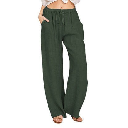 B&B - Pantalon confort à jambe large et taille haute