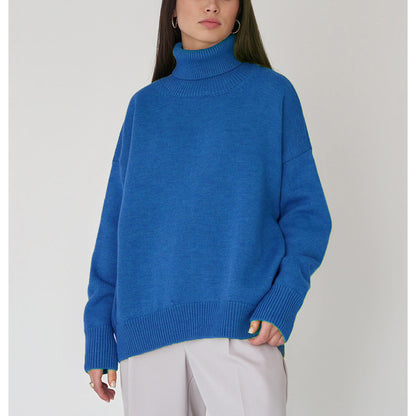 B&B - Pull Col Roulé Confortable Femme