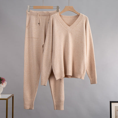B&B - Luxe V-Neck Two Piece Set
