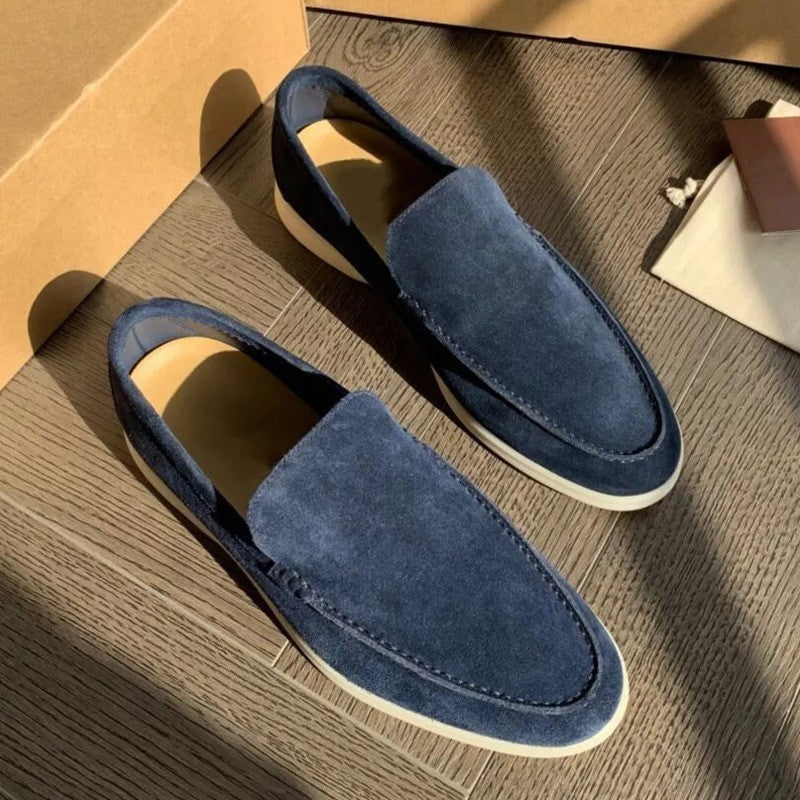 B&B - Mocassins élégants en suède