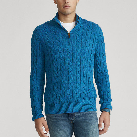 B&B - Pull demi-zippé