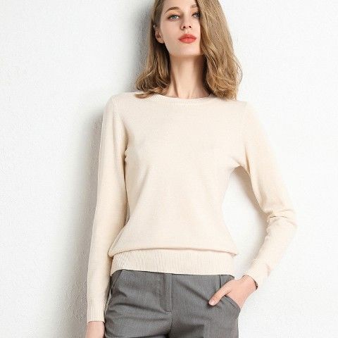 B&B - Pull confort en laine essentiel
