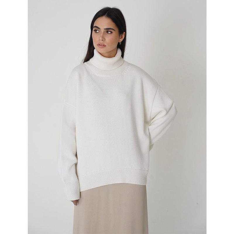B&B - Pull Col Roulé Confortable Femme