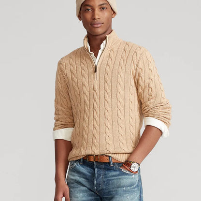 B&B - Pull demi-zippé