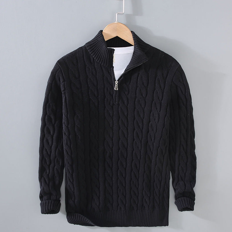 B&B - Pull demi-zippé