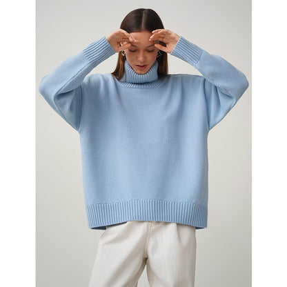 B&B - Pull Col Roulé Confortable Femme