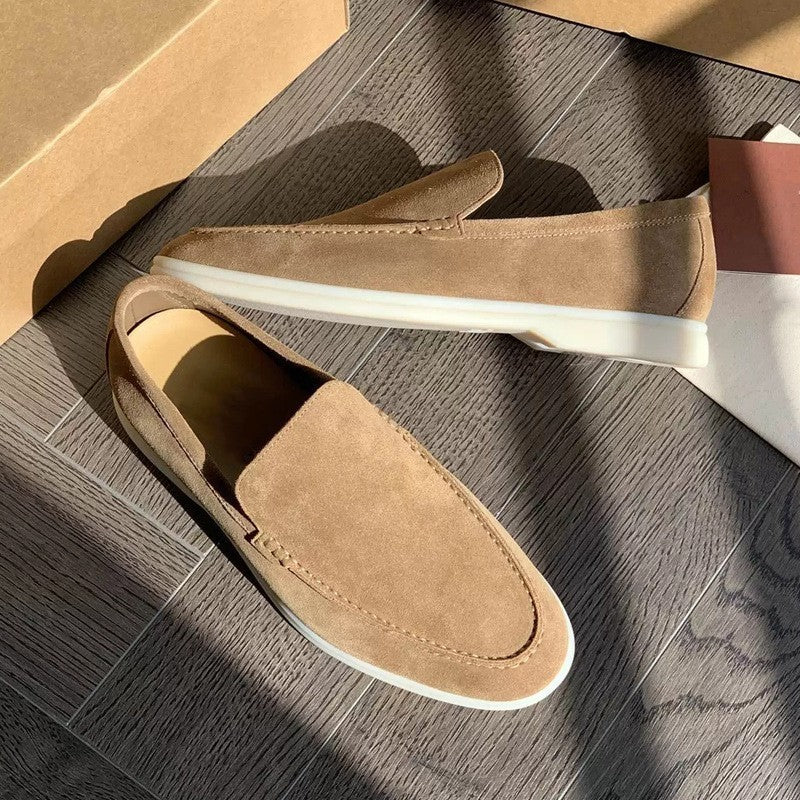 B&B - Mocassins élégants en suède