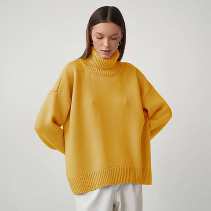 B&B - Pull Col Roulé Confortable Femme