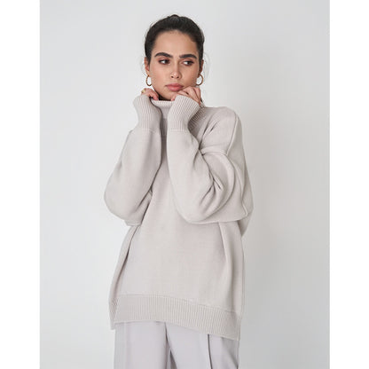 B&B - Pull Col Roulé Confortable Femme