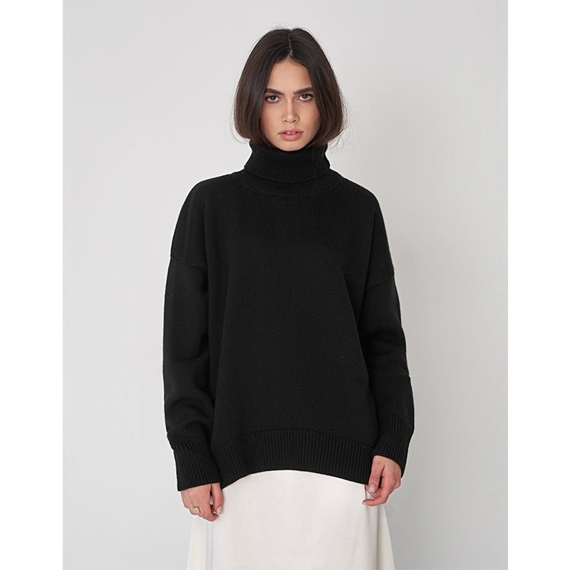 B&B - Pull Col Roulé Confortable Femme