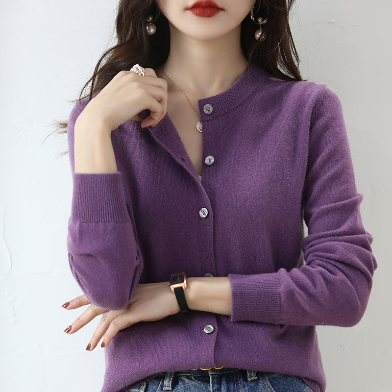 B&B - Cardigan classique en maille boutonnée