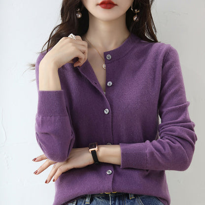 B&B - Cardigan classique en maille boutonnée