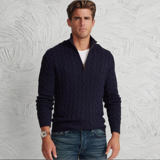 B&B - Pull demi-zippé